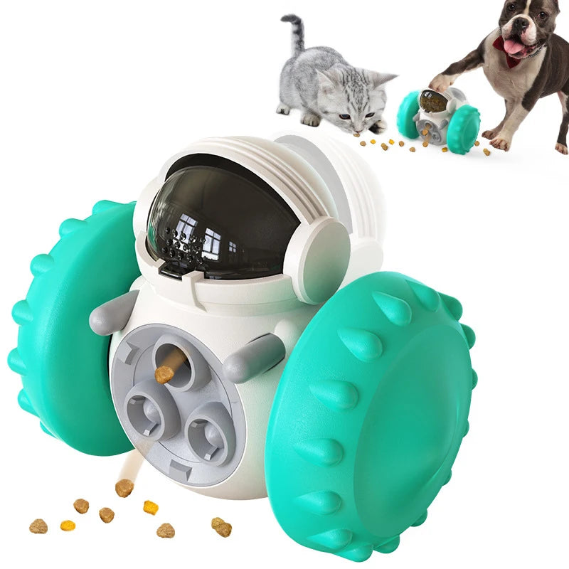 Dog Puzzle Toys Pet Food Interactive Tumbler Slow Feeder Funny