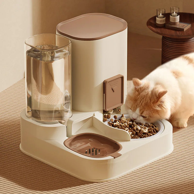 Cat Dog Automatic Feeder Large Capacity Food Dispenser Separation