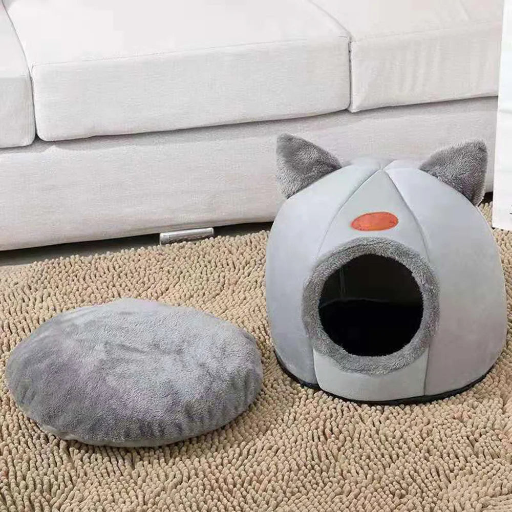 Bed Cats Winter Warm And Cold Proof Pet Home Nest Cat Accessories