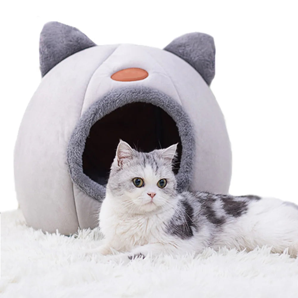 Bed Cats Winter Warm And Cold Proof Pet Home Nest Cat Accessories