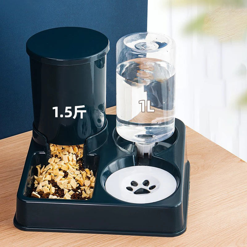 Automatic Cat Feeder Large Capacity Pet Water Dispenser for Small Dogs